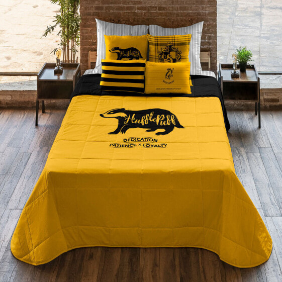 Одеяло для кровати супер-король Harry Potter Hufflepuff Разноцветное 250 г/м² 280 х 270 см 280 х 4 х 270 см