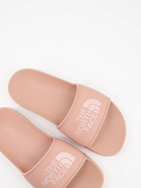 The North Face Base Camp III sliders in pink