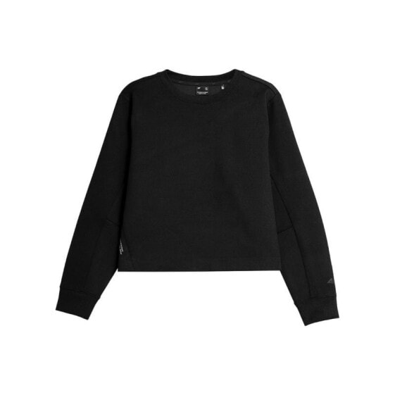Толстовка женская 4F W sweatshirt H4Z21-BLD037 черная