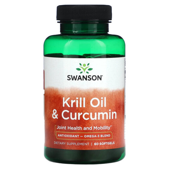 Krill Oil & Curcumin, 60 Softgels