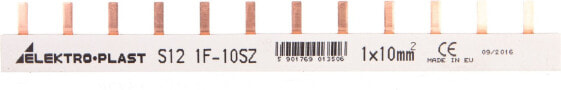 Elektro-Plast Szyna prądowa typu PIN 3P 16mm2 100A 12 pinów IZS16/3F/12/D (45.282)