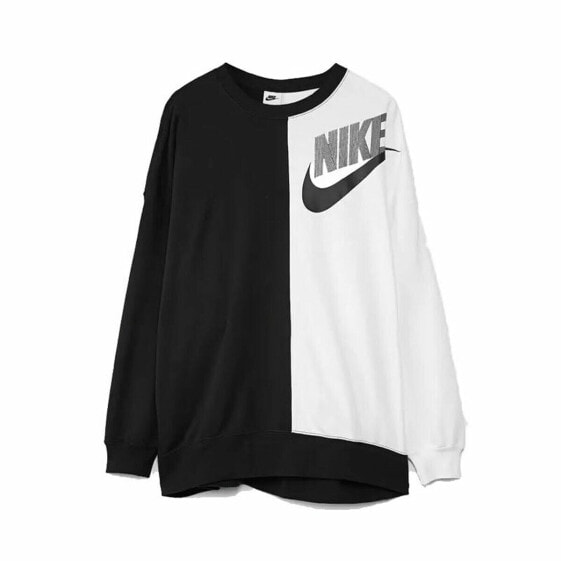 Толстовка без капюшона женская Nike Sportswear Белый Чёрный