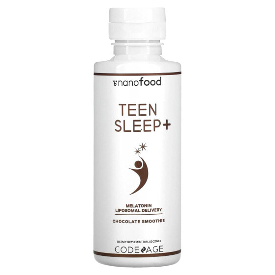 Codeage, Teen Sleep +, шоколадный смузи, 225 мл (8 жидк. Унций)