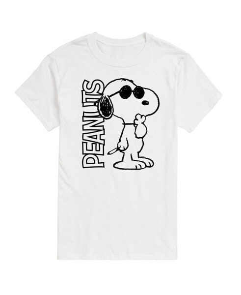 Hybrid Apparel Joe Cool Peanuts Logo Men's Short Sleeve Tee