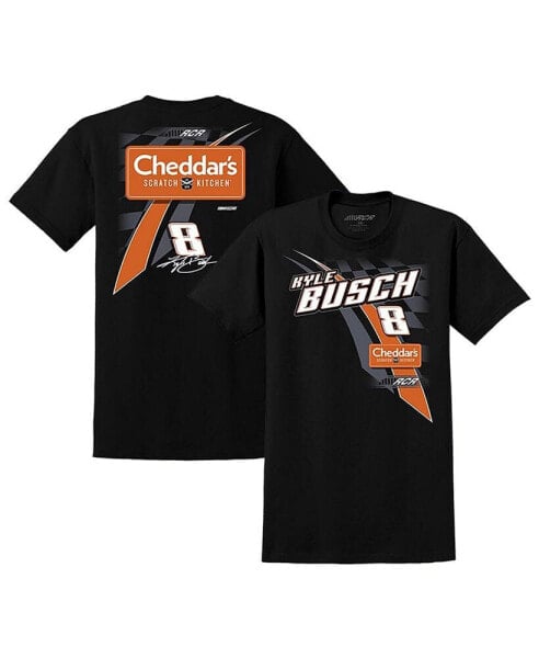 Men's Black Kyle Busch Cheddar's Lifestyle T-shirt