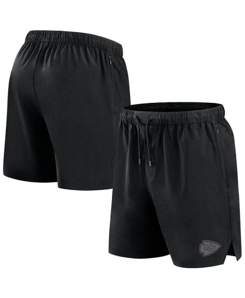 Men's Black Kansas City Chiefs Front Office Woven Shorts