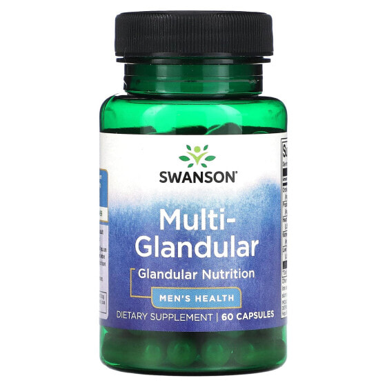 Витамины и БАДы для мужского здоровья Swanson Multi-Glandular, 60 капсул