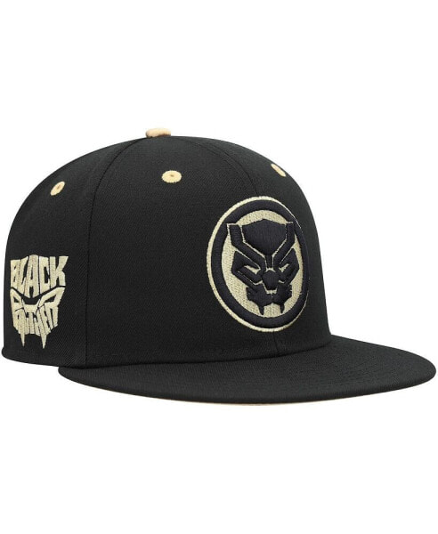 Головной убор Мужской Черный Black Panther Fitted Hat Marvel