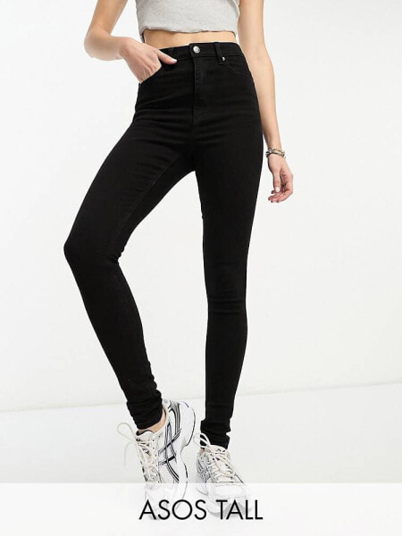 ASOS DESIGN Tall skinny jean in black