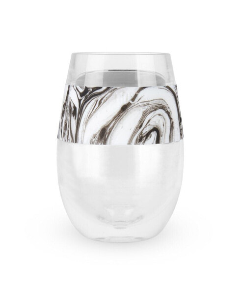 Wine Freeze in Black Swirl Single