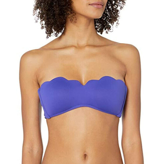 Купальник бандо Seafolly Bustier, Seafoam Reflex Blue, 6 US.