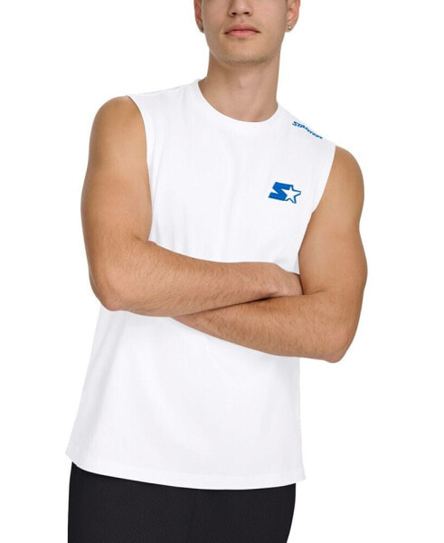 Men's Regular-Fit Logo Graphic Sleeveless T-Shirt