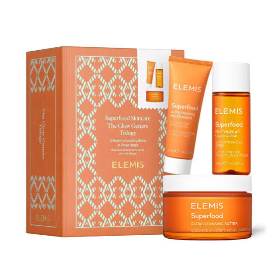 Набор для ухода за кожей лица ELEMIS Superfood Skincare The Glow Getters Trilogy Gift Set