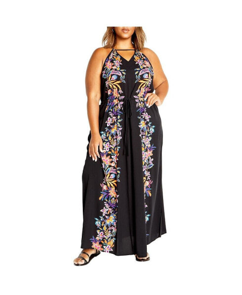 Plus Size Island Girl Dress