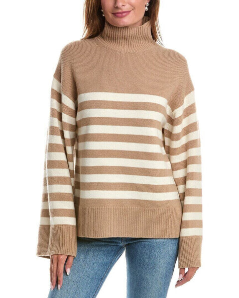 Theory Turtleneck Wool & Cashmere-Blend Sweater Women's