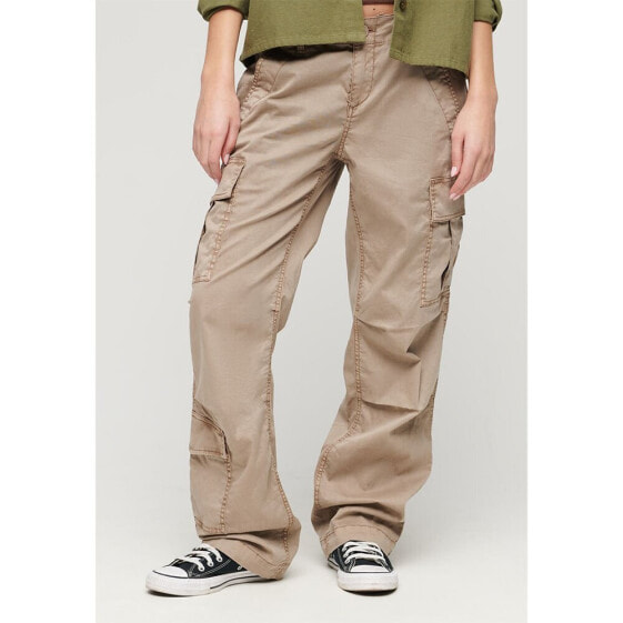 SUPERDRY Low Rise Straight Cargo cargo pants