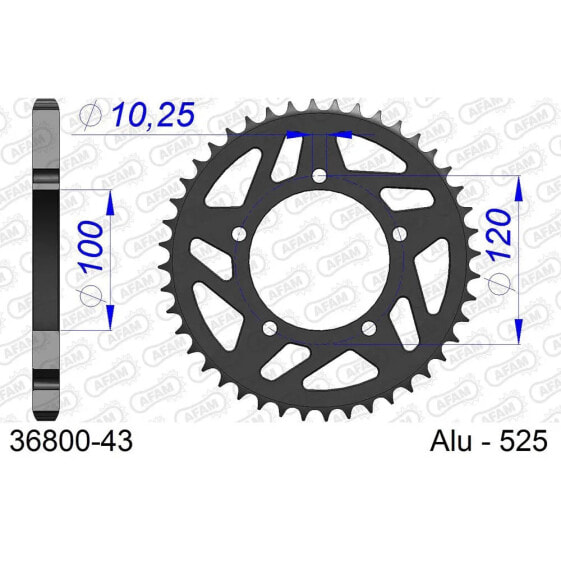 AFAM 36800 Rear Sprocket