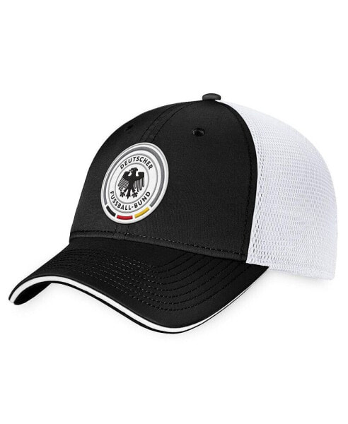 Men's Black, White Germany National Team Trucker Snapback Hat