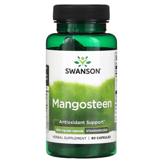 Витамины и БАДы Swanson Мангостин, 500 мг, 90 капсул
