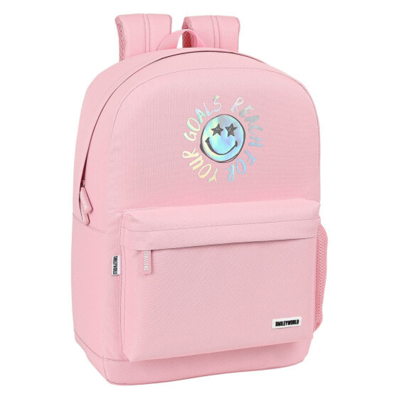 Школьный рюкзак Smiley Iris Розовый 32 x 43 x 14 cm