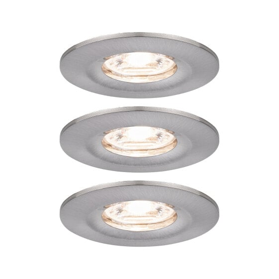 PAULMANN 943.01 - Recessed lighting spot - Non-changeable bulb(s) - 1 bulb(s) - LED - 2700 K - Brushed iron