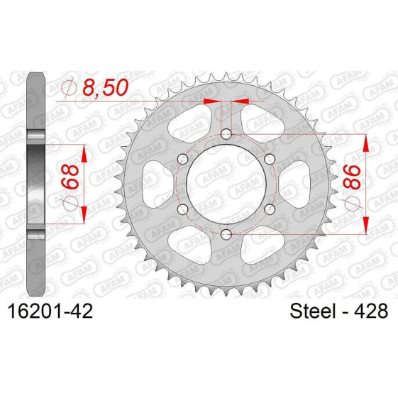 AFAM 16201 Rear Sprocket