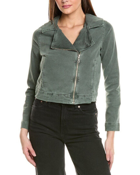 Bella Dahl Skylar Zip Pocket Moto Jacket Women's