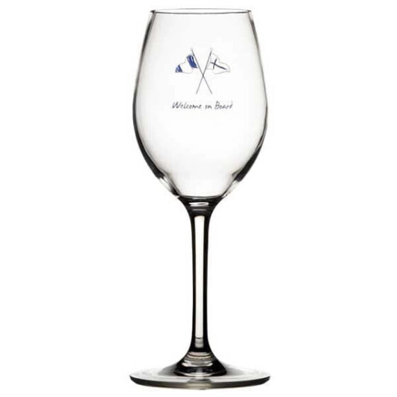 MARINE BUSINESS Welcome On Board Tritan 325ml Wine Cup 6 Units