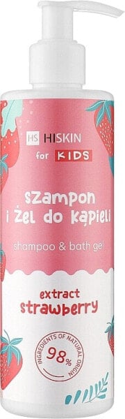 2in1 Baby-Duschgel-Shampoo mit Erdbeere und Himbeere