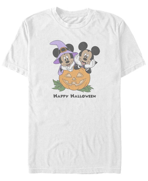 Men's Mickey Classic Pumpkin Mice Short Sleeves T-shirt