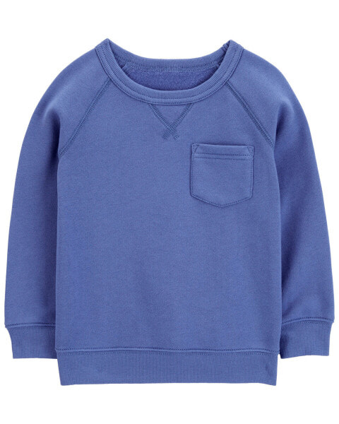 Toddler Long-Sleeve Fleece Pullover 4T