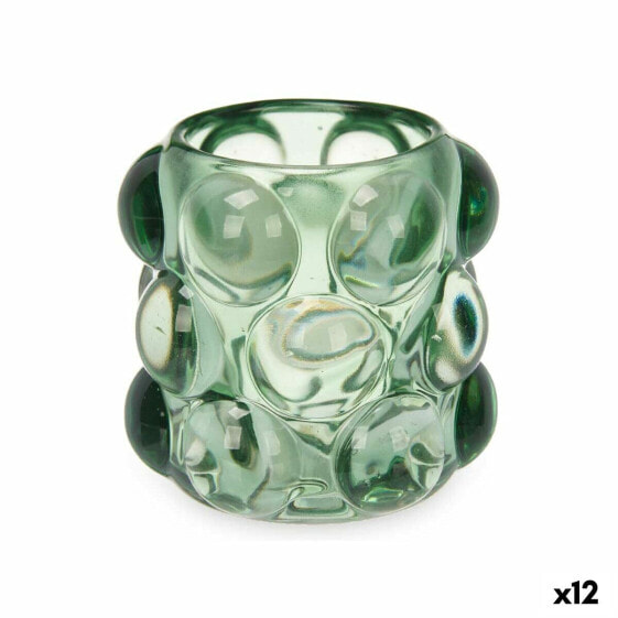 Подсвечник декоративный Gift Decor Crystal Зеленый 8,4 x 9 x 8,4 см (12 штук)