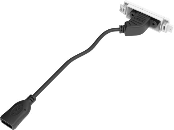 Vision TC3 USBB - USB - 1 module(s) - USB 3.2 Gen 1 (3.1 Gen 1) - White - Acrylonitrile butadiene styrene (ABS) - ISO 9001:2015