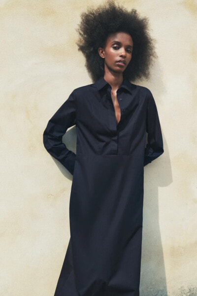 ZW COLLECTION POPLIN SHIRT DRESS