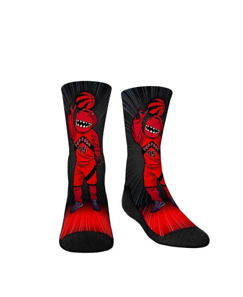 Youth Boys and Girls Socks Toronto Raptors Mascot Pump Up Crew Socks