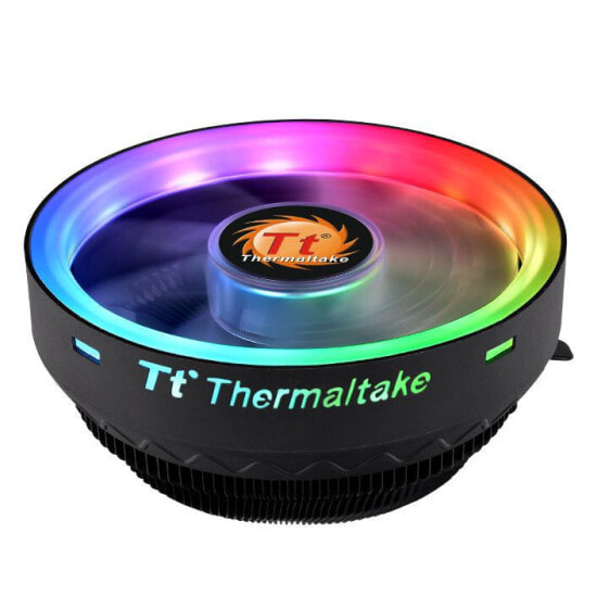 Thermaltake UX100 ARGB Lighting - Cooler - 12 cm - 1800 RPM - 26.92 dB - 38.82 cfm - Black - Вентилятор Thermaltake UX100 ARGB Lighting - Cooler - 12 см - 1800 об/мин - 26.92 дБ - 38.82 куб. фут/мин - Черный