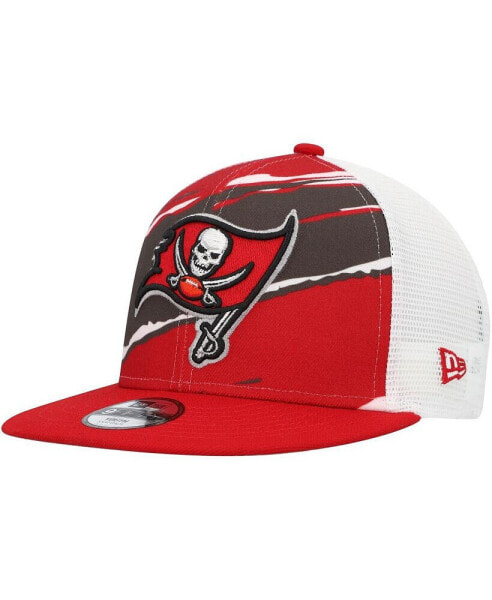 Youth Boys Red Tampa Bay Buccaneers Tear 9FIFTY Snapback Hat