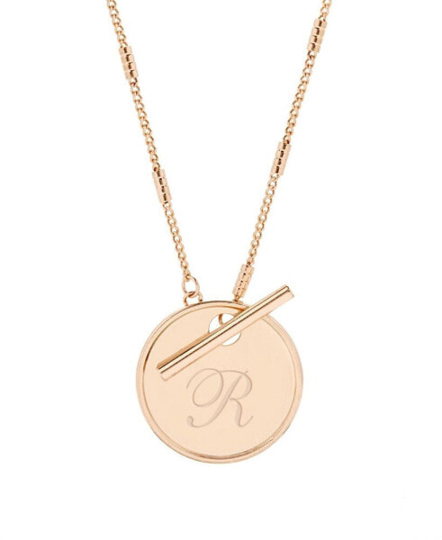 Grace Initial Toggle Necklace