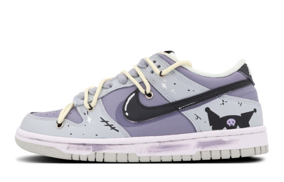 Кроссовки Nike Dunk Low SE Purple Fairy Grunge Low-s GS Gray Purple