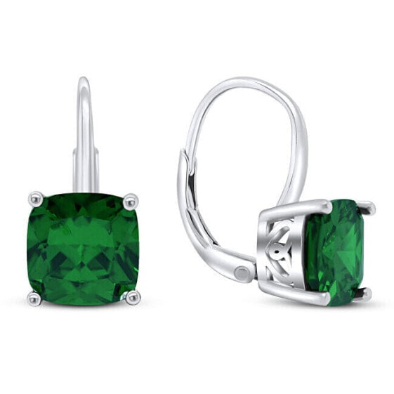 Серьги Brilio Silver Green Glow EA301WG