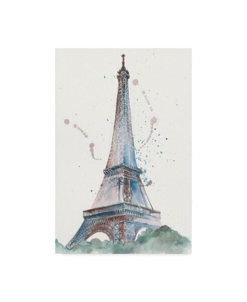 Melissa Wang View of Eiffel III Canvas Art - 15" x 20"