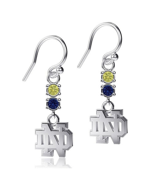 Women's Notre Dame Fighting Irish Dangle Crystal Earrings