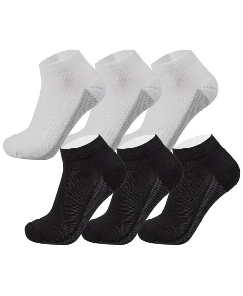 Men's Athletic Performance Low Cut Ankle Socks Cotton Multipack Sock