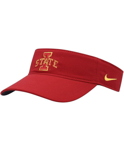 Визор Nike мужской Iowa State Cyclones Cardinal Performance Рампа