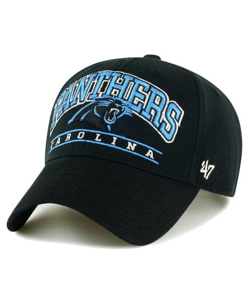Men's Black Carolina Panthers Fletcher MVP Adjustable Hat