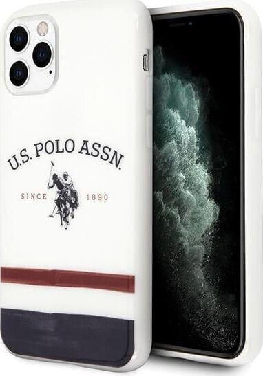 U.S. Polo Assn US Polo USHCN58PCSTRB iPhone 11 Pro biały/white Tricolor Pattern Collection
