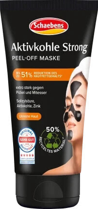 Gesichtsmaske peel off Aktivkohle Strong, 75 ml