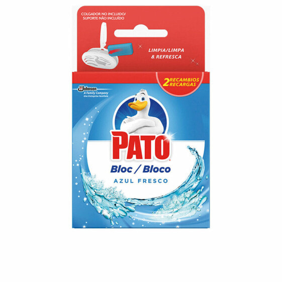 Toilet air freshener Pato Agua Azul 2 x 40 g дезинфицирующее средство блок