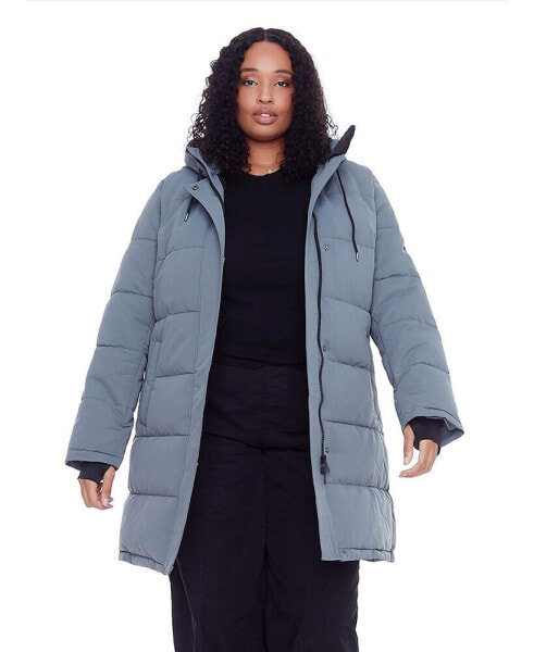 Women's Plus Size - Aulavik Plus | Mid-Length Hooded Parka Coat