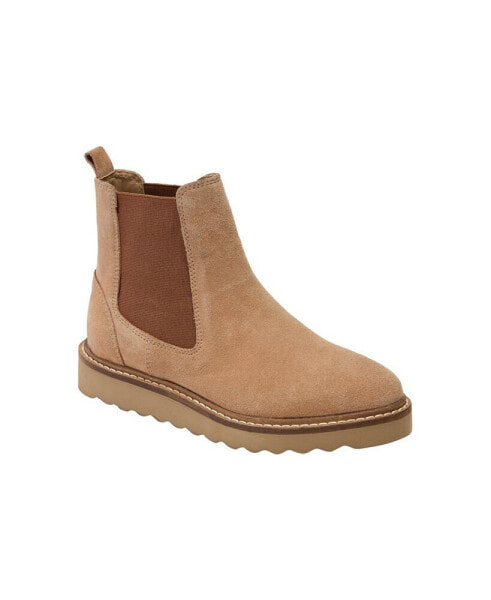 Little Girls Coco Chelsea Suede Pull-On Boots